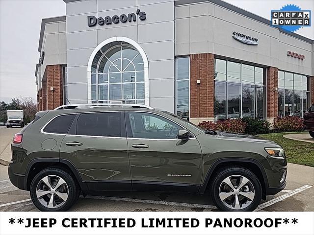 used 2021 Jeep Cherokee car, priced at $25,481