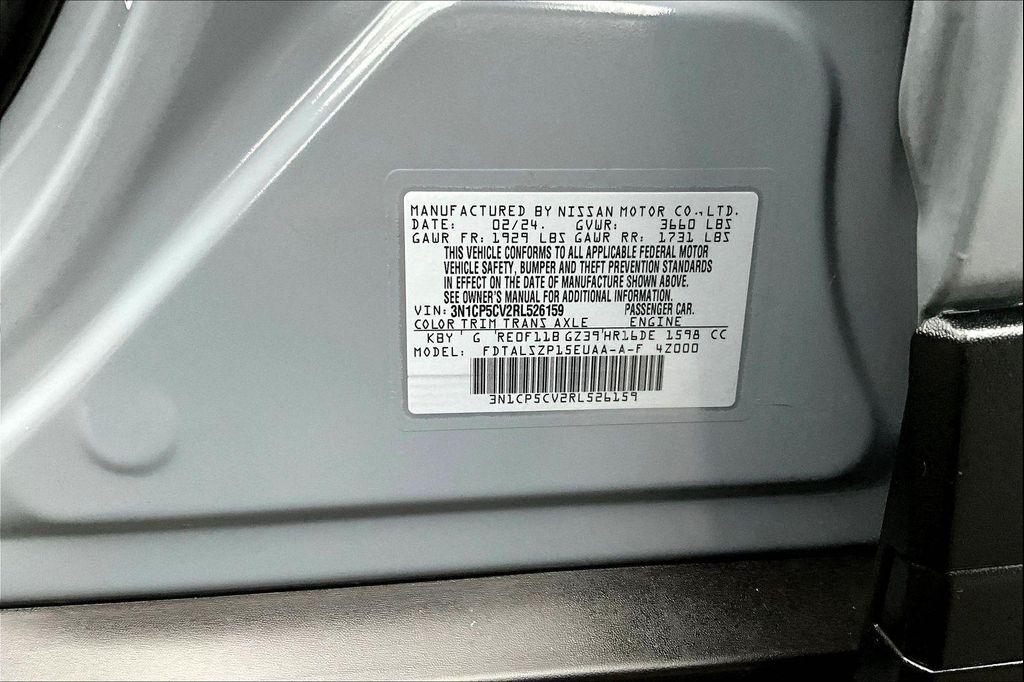 used 2024 Nissan Kicks car, priced at $19,991