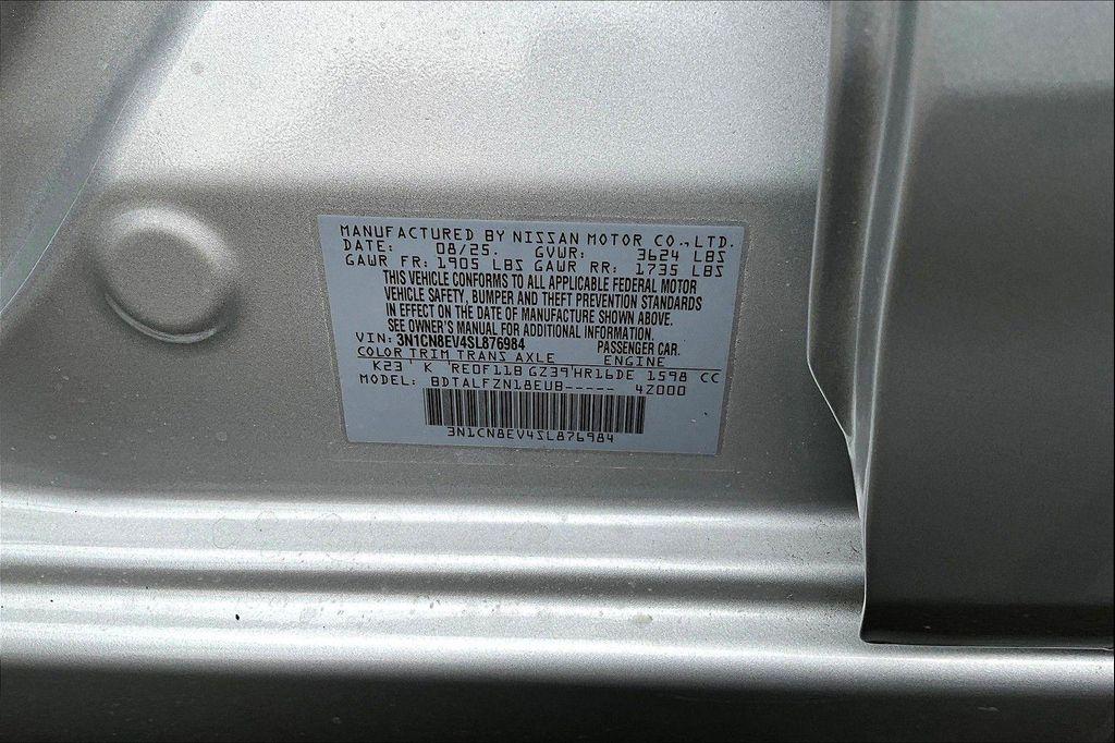 new 2025 Nissan Versa car, priced at $21,009