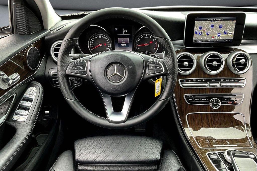 used 2015 Mercedes-Benz C-Class car, priced at $15,981