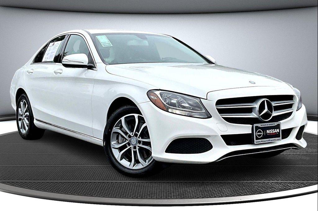 used 2015 Mercedes-Benz C-Class car, priced at $15,981