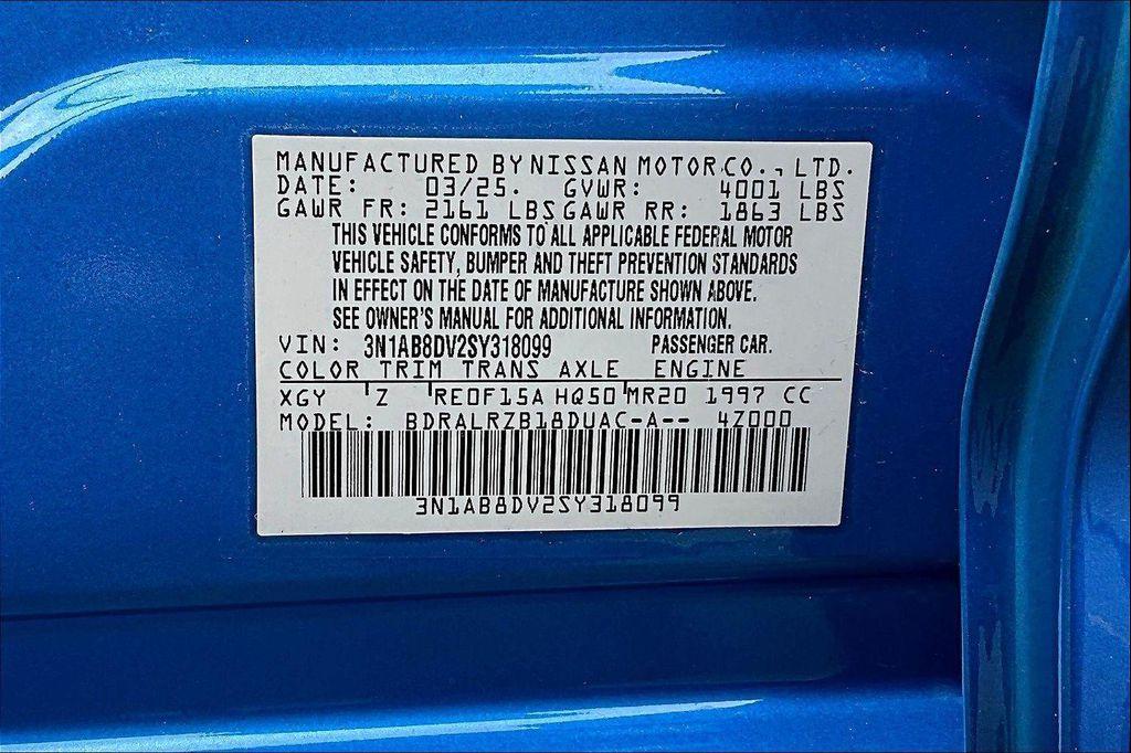 new 2025 Nissan Sentra car, priced at $24,012