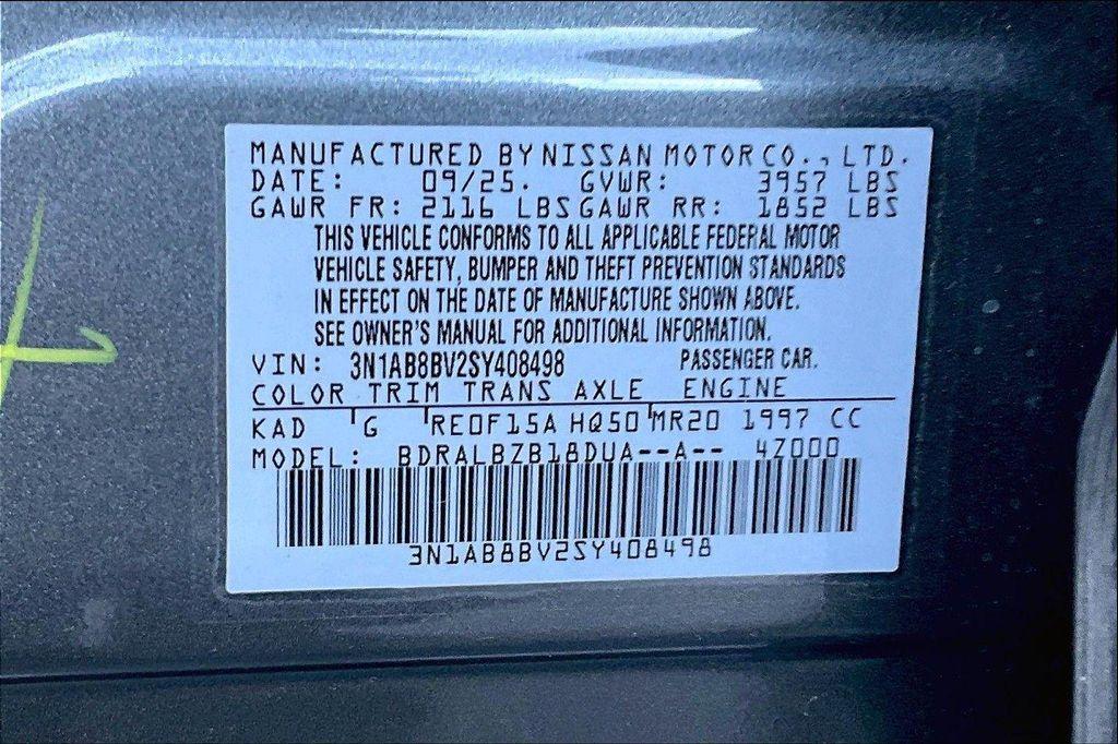 new 2025 Nissan Sentra car, priced at $20,381