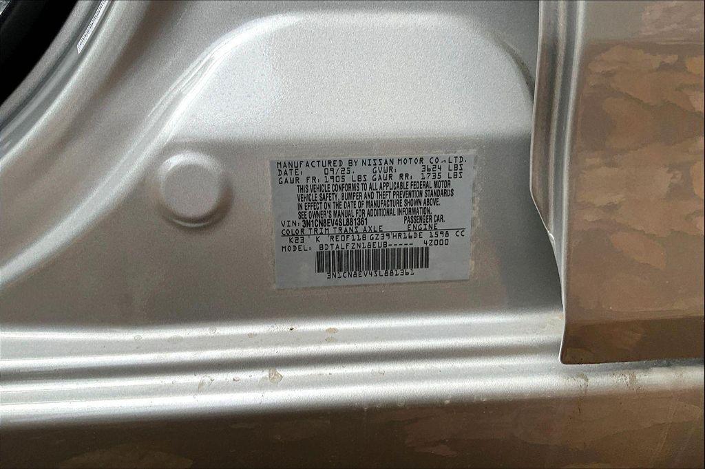 new 2025 Nissan Versa car, priced at $19,688