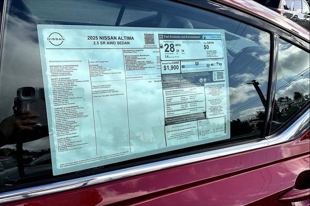 new 2025 Nissan Altima car, priced at $30,403