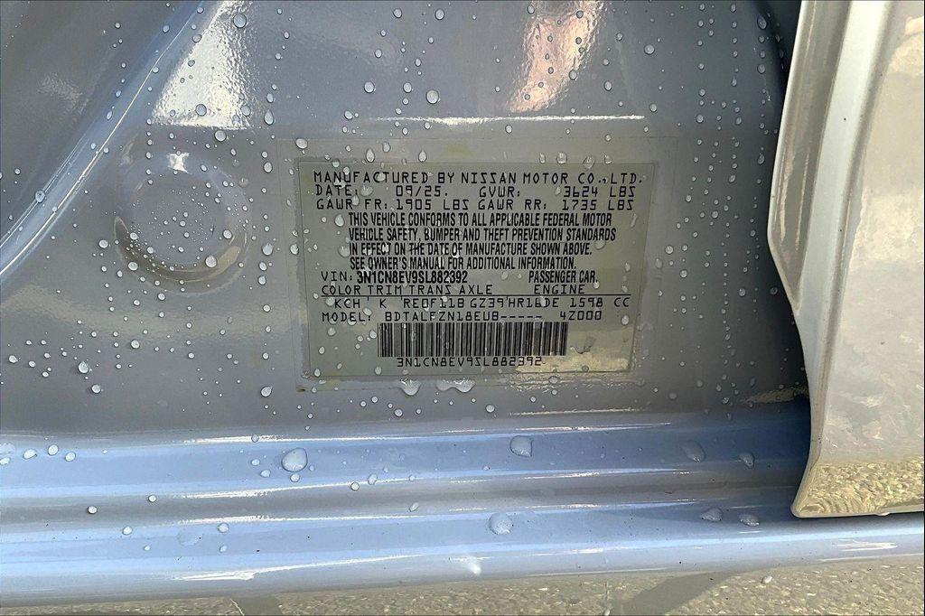 new 2025 Nissan Versa car, priced at $20,059