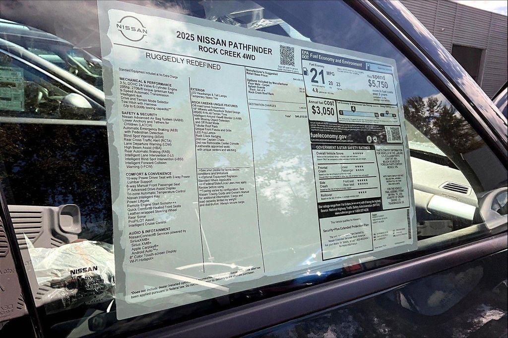 new 2025 Nissan Pathfinder car, priced at $37,120