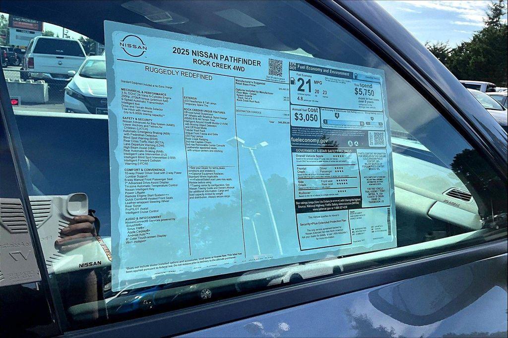 new 2025 Nissan Pathfinder car, priced at $42,612