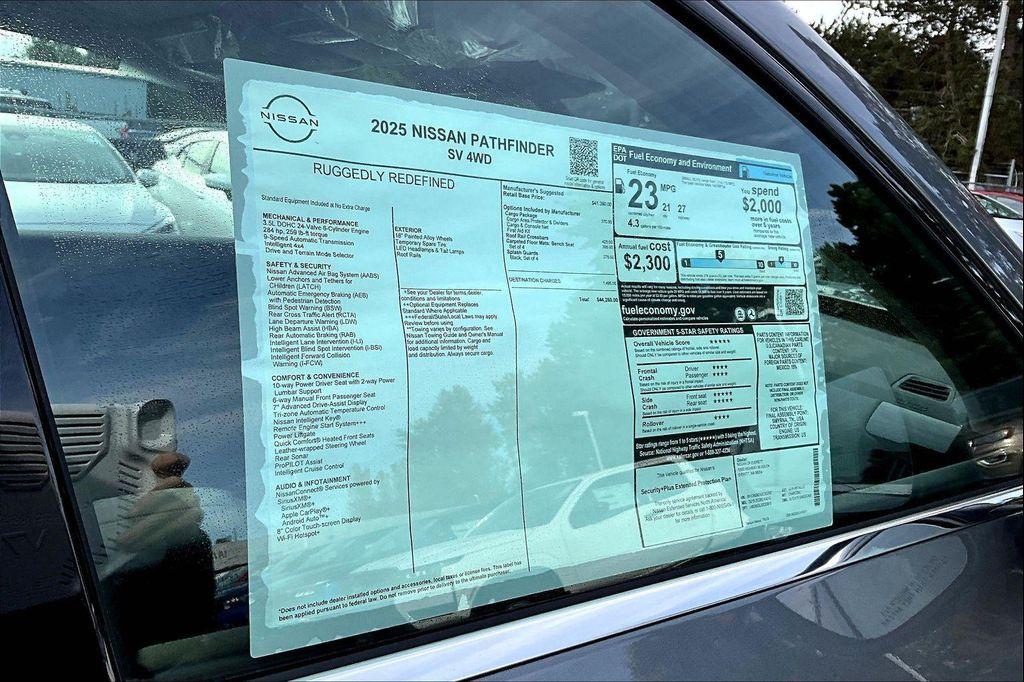 new 2025 Nissan Pathfinder car, priced at $35,240
