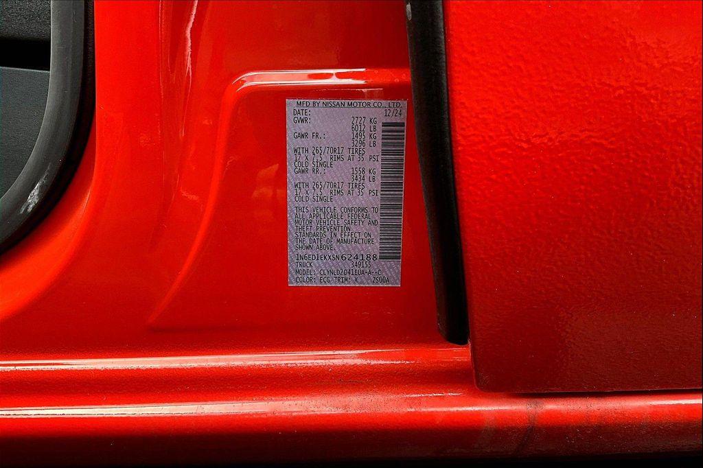 new 2025 Nissan Frontier car, priced at $38,862