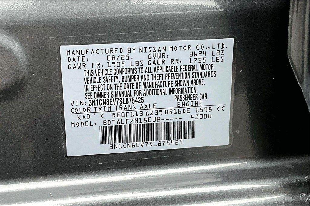 new 2025 Nissan Versa car, priced at $21,241