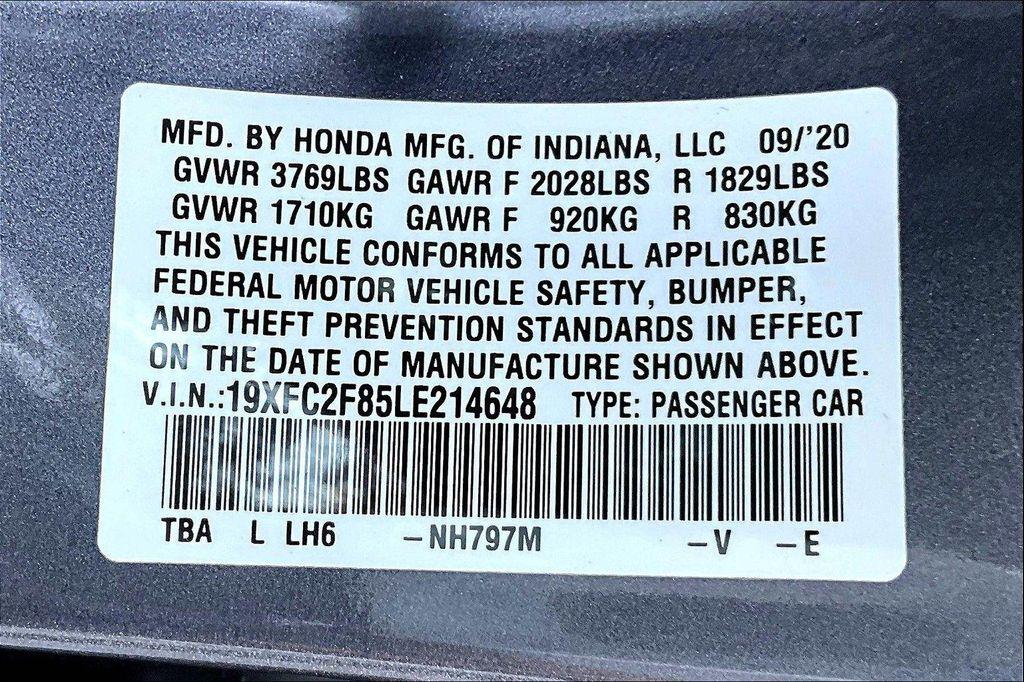 used 2020 Honda Civic car, priced at $21,491