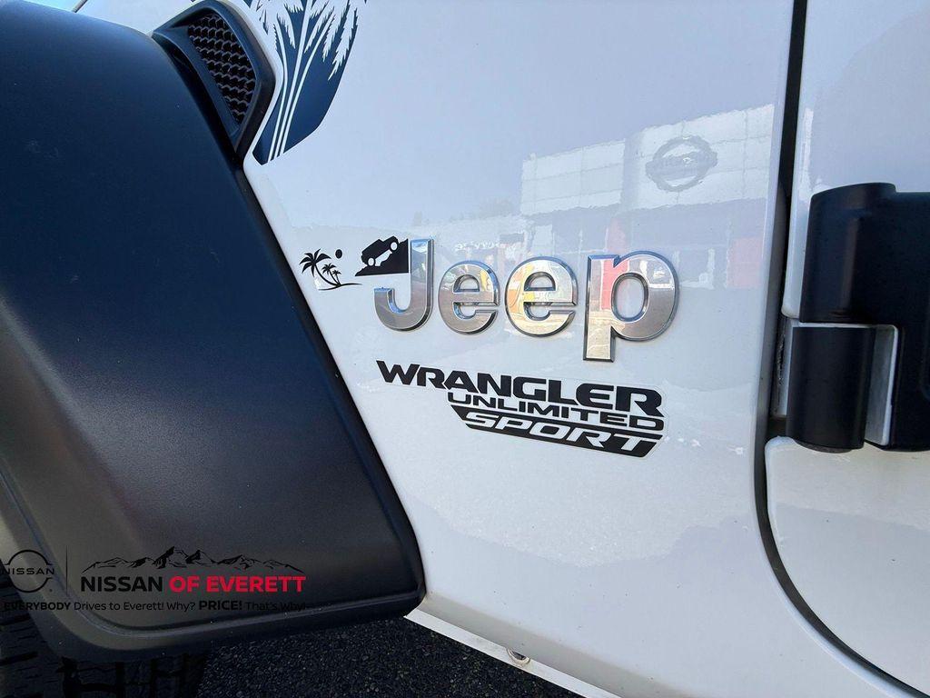 used 2020 Jeep Wrangler Unlimited car, priced at $24,491