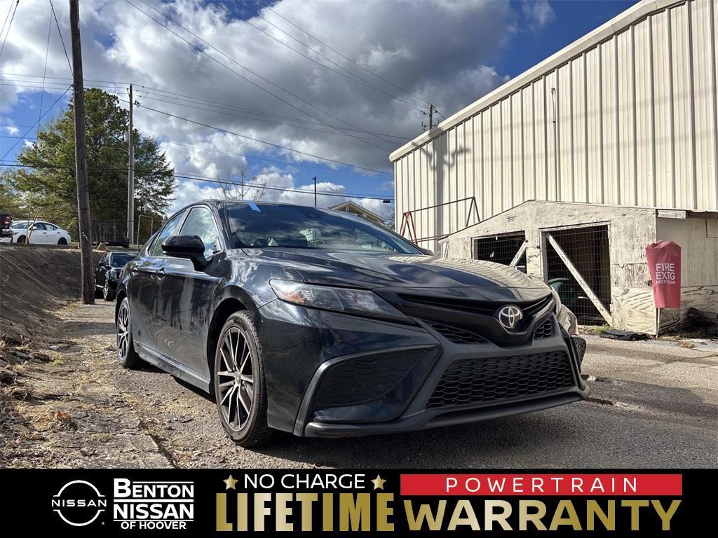 used 2021 Toyota Camry car, priced at $18,698