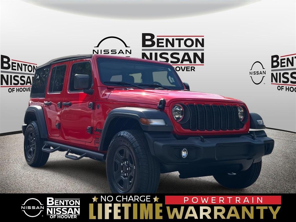 used 2024 Jeep Wrangler car, priced at $33,499