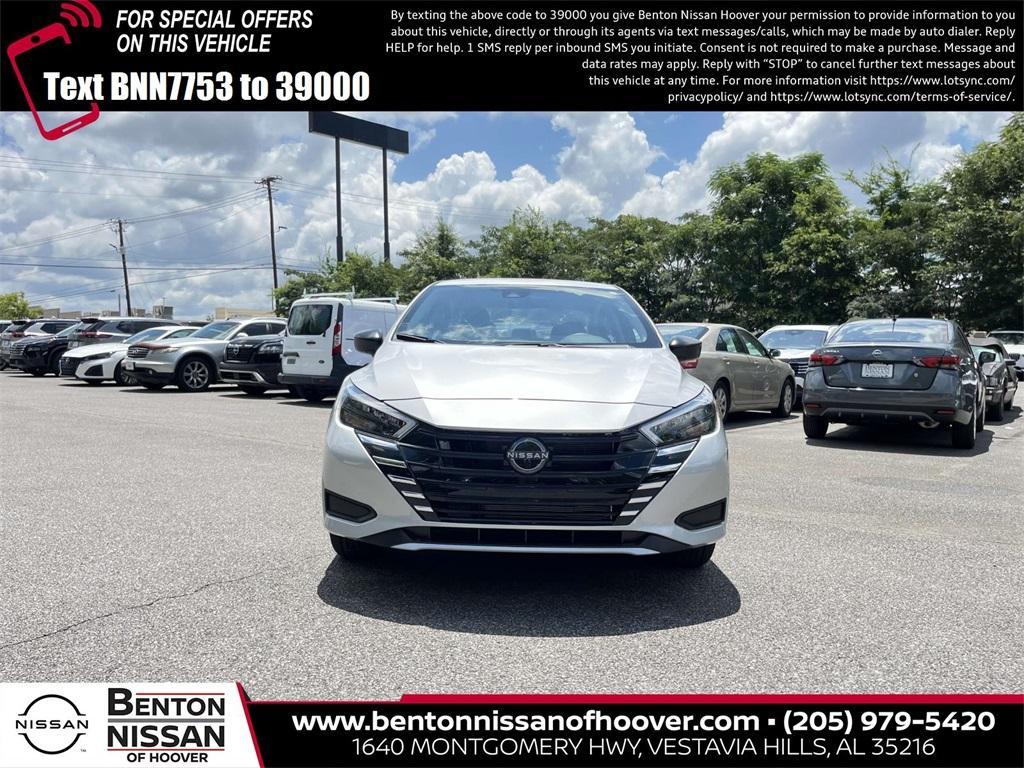 new 2025 Nissan Versa car, priced at $20,157