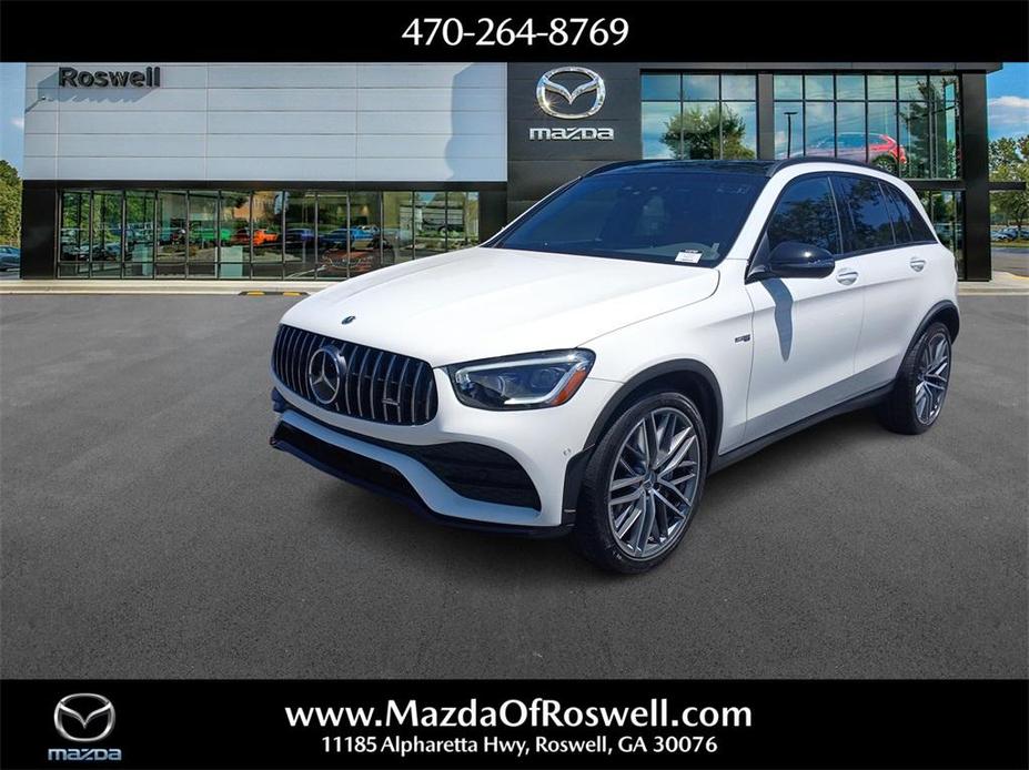 used 2021 Mercedes-Benz AMG GLC 43 car, priced at $46,997