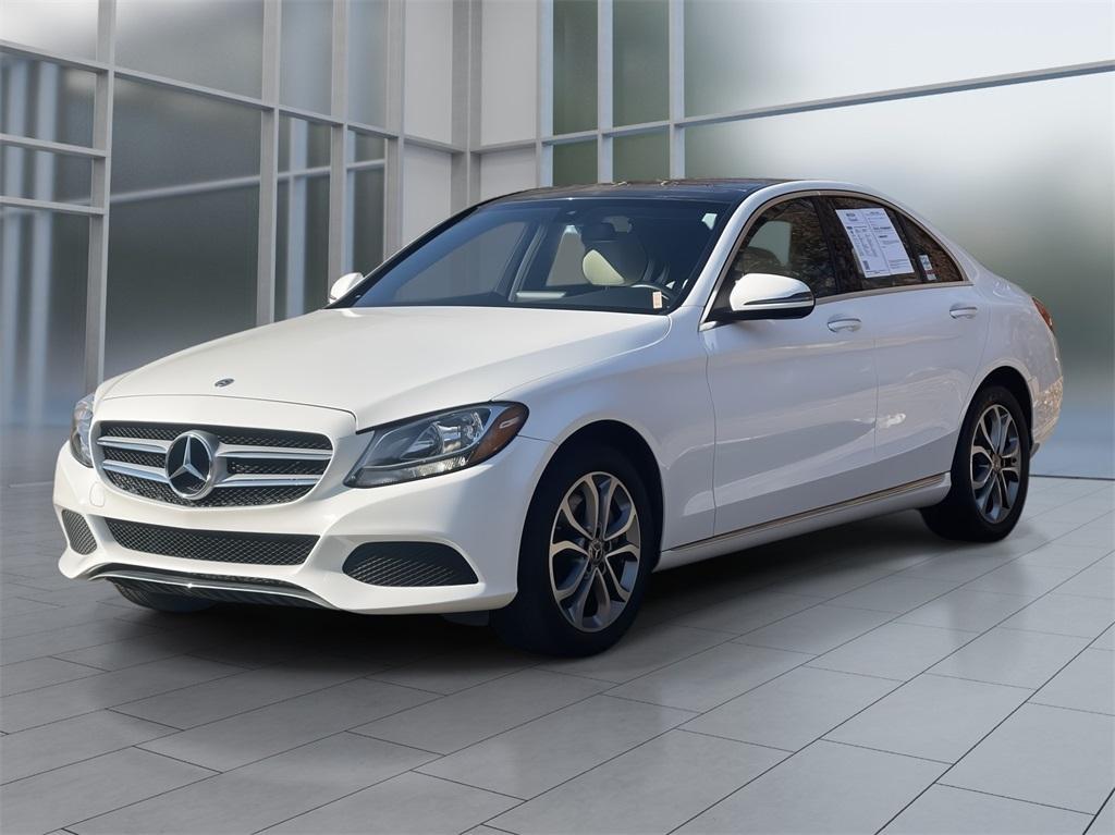 used 2018 Mercedes-Benz C-Class car, priced at $17,997