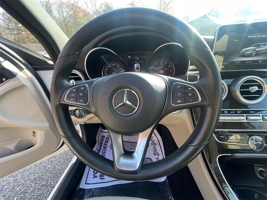 used 2018 Mercedes-Benz C-Class car, priced at $17,997