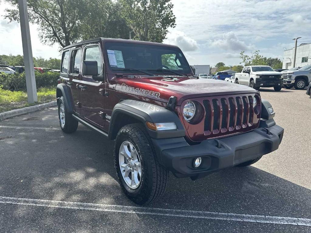 used 2021 Jeep Wrangler Unlimited car, priced at $27,109