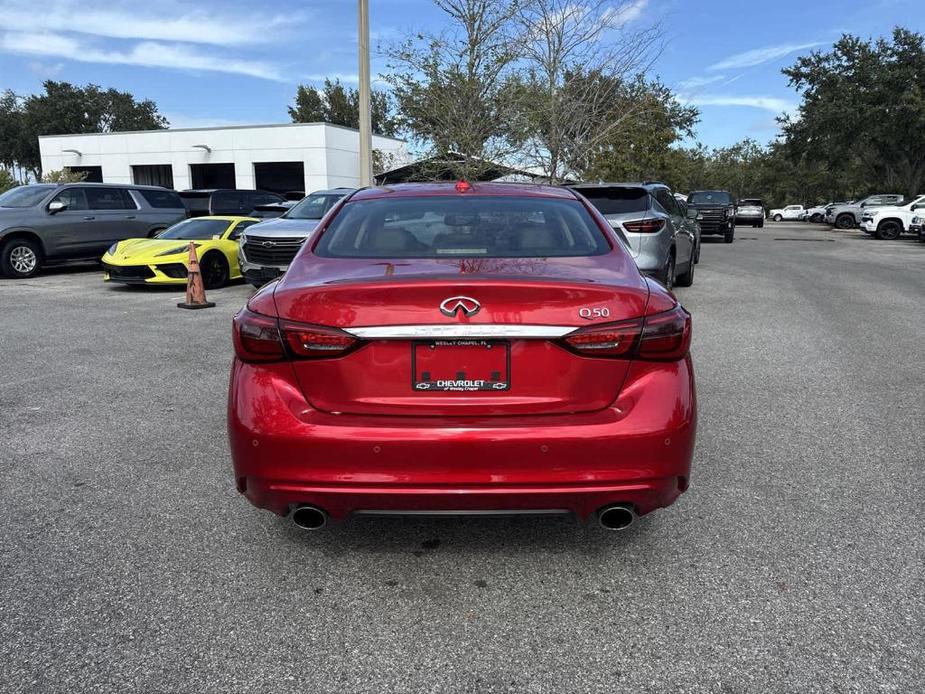 used 2024 INFINITI Q50 car, priced at $35,301