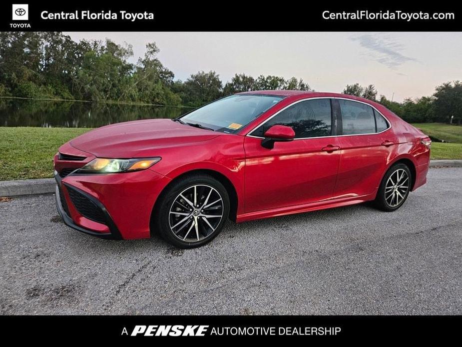 used 2021 Toyota Camry car, priced at $20,977