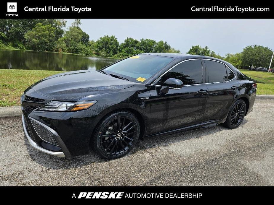 used 2021 Toyota Camry Hybrid car, priced at $29,977