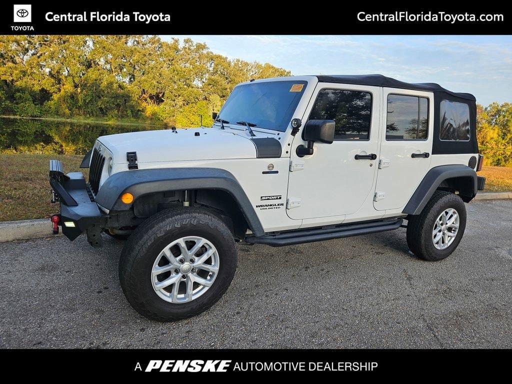 used 2017 Jeep Wrangler Unlimited car, priced at $20,477