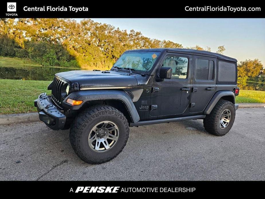 used 2021 Jeep Wrangler Unlimited car, priced at $28,477