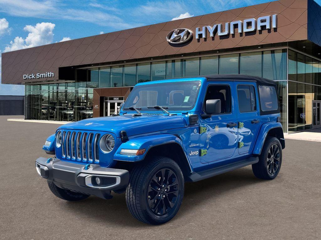 used 2022 Jeep Wrangler Unlimited 4xe car, priced at $31,635