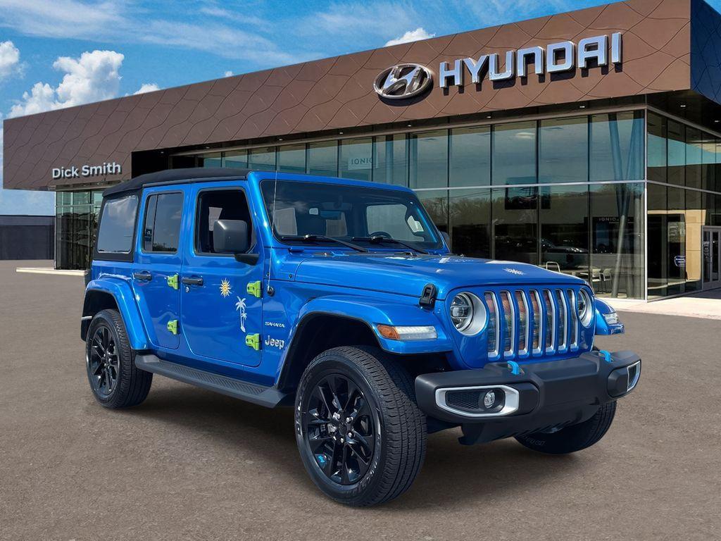 used 2022 Jeep Wrangler Unlimited 4xe car, priced at $31,635