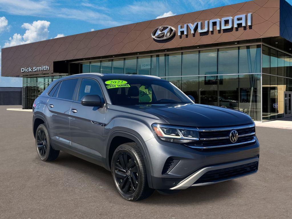 used 2022 Volkswagen Atlas Cross Sport car, priced at $24,995