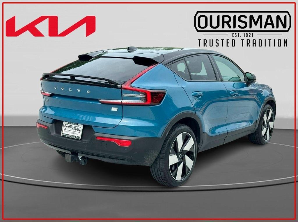 used 2022 Volvo C40 Recharge Pure Electric car, priced at $30,499
