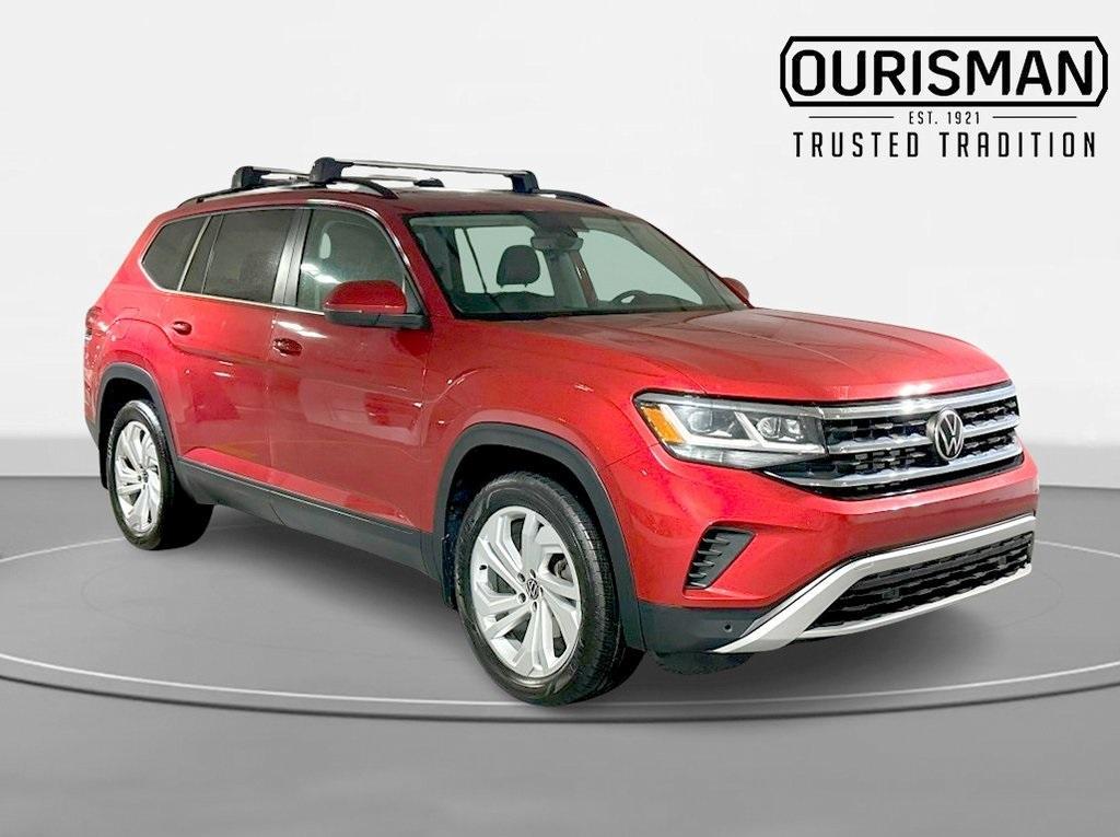 used 2021 Volkswagen Atlas car, priced at $21,500