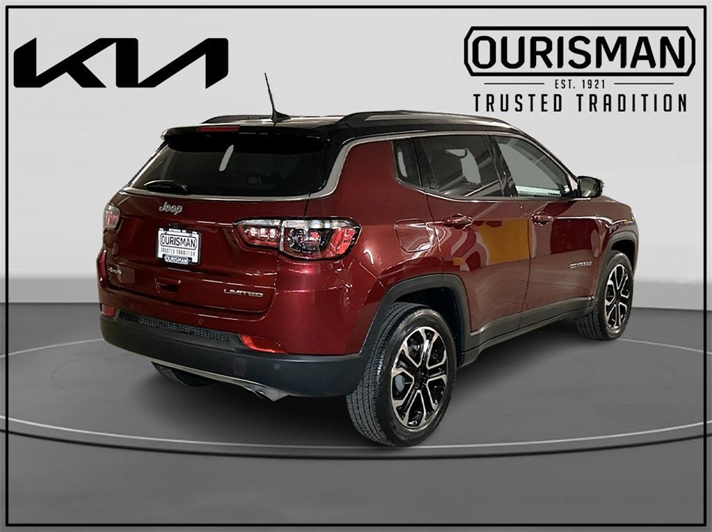 used 2022 Jeep Compass car, priced at $22,500