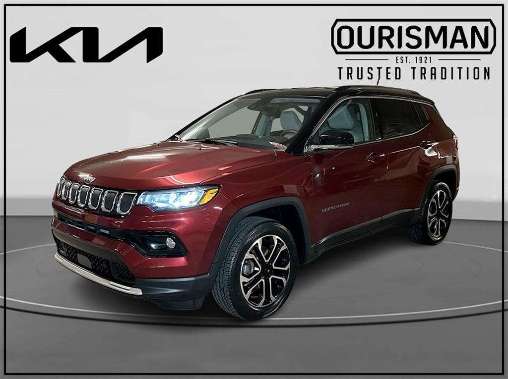 used 2022 Jeep Compass car, priced at $22,500