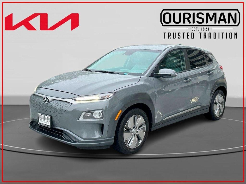 used 2021 Hyundai Kona EV car, priced at $18,991