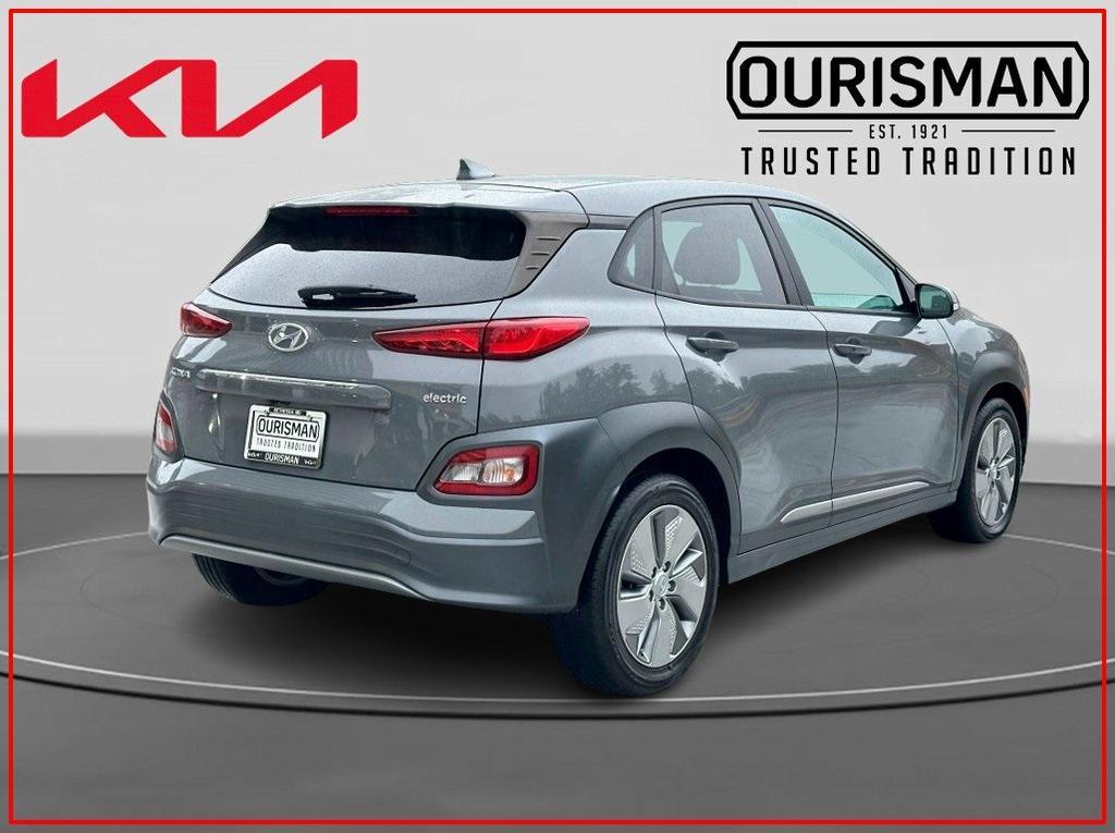 used 2021 Hyundai Kona EV car, priced at $18,991