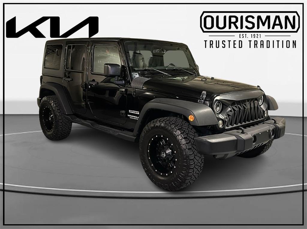 used 2017 Jeep Wrangler Unlimited car, priced at $17,500