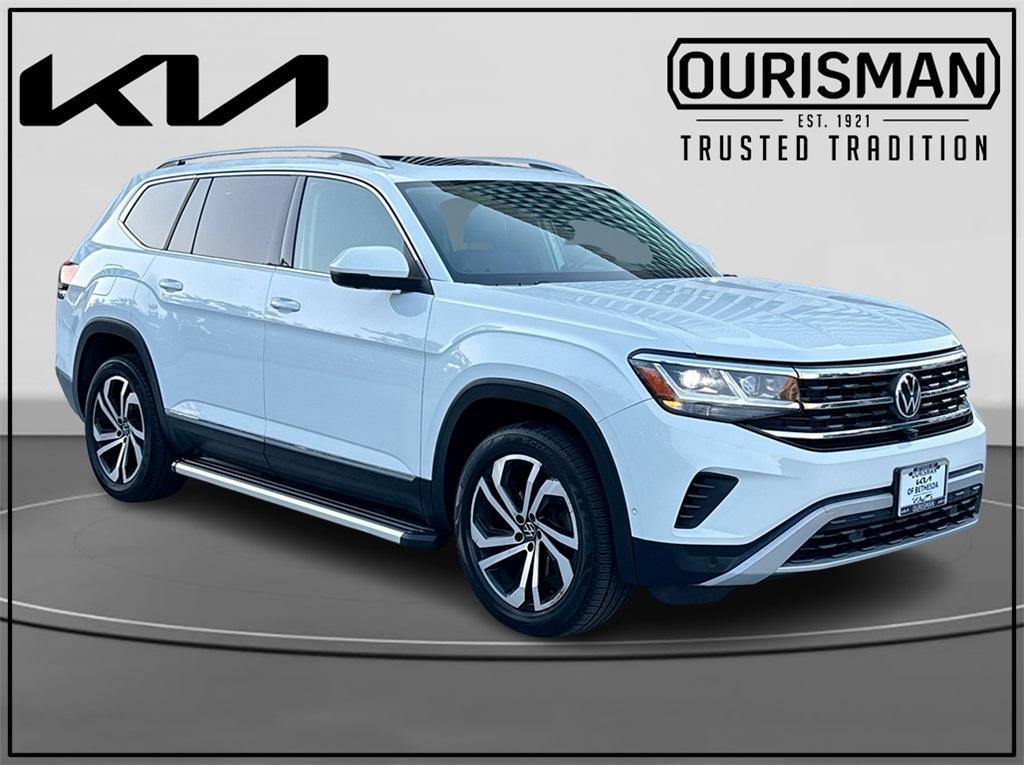 used 2021 Volkswagen Atlas car, priced at $28,750