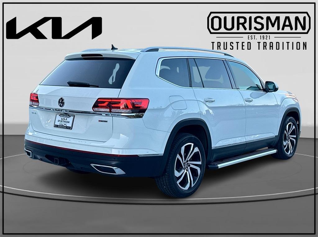 used 2021 Volkswagen Atlas car, priced at $28,750