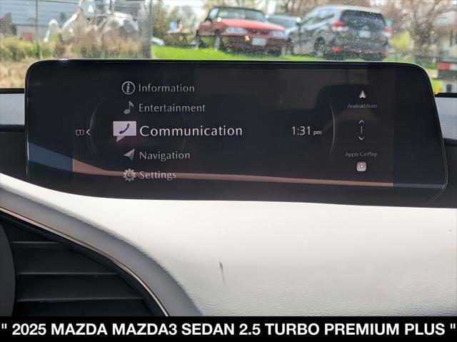 new 2025 Mazda Mazda3 car, priced at $37,152