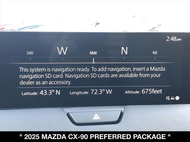 new 2025 Mazda CX-90 car, priced at $40,437