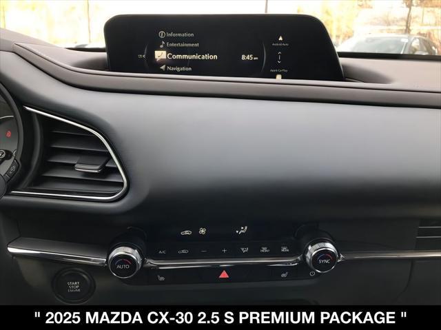 new 2025 Mazda CX-30 car, priced at $33,045