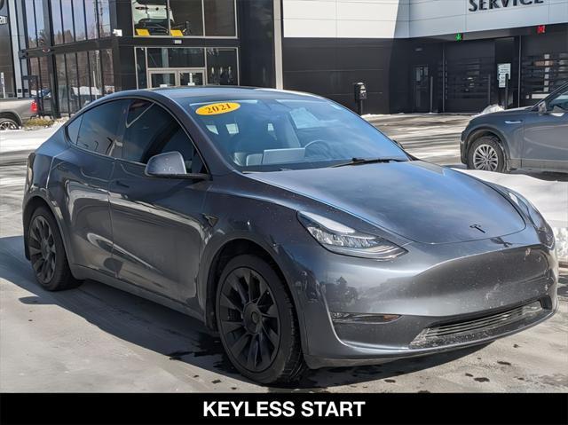 used 2021 Tesla Model Y car, priced at $25,000