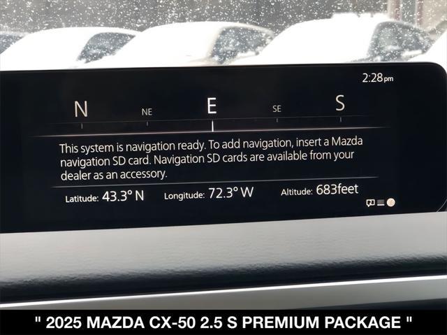 new 2025 Mazda CX-50 car, priced at $34,203