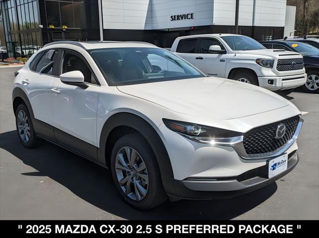 new 2025 Mazda CX-30 car, priced at $30,350