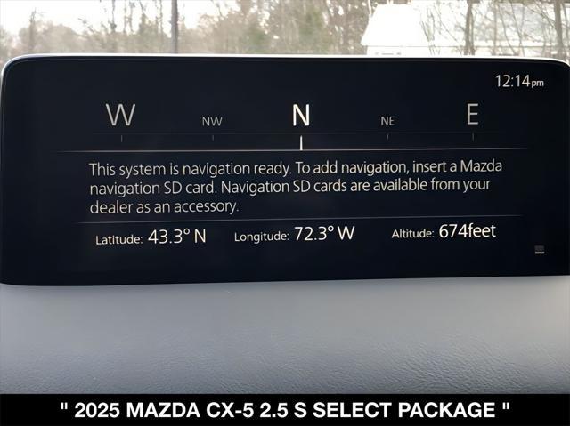 new 2025 Mazda CX-5 car, priced at $30,769