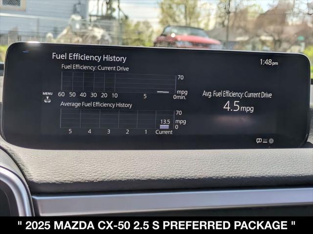 new 2025 Mazda CX-50 car, priced at $33,659