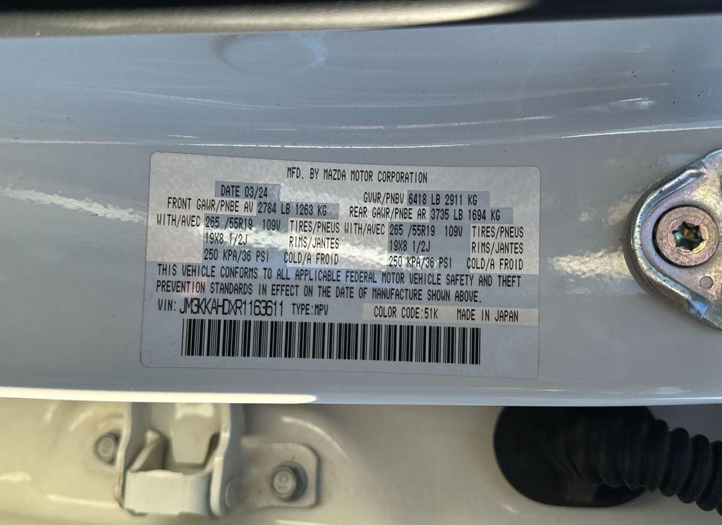 used 2024 Mazda CX-90 car, priced at $27,998